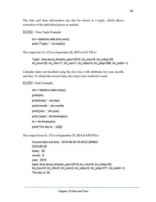 Python Programming: Basics to Advanced Concepts Advanced Programming Workshop - Page 98